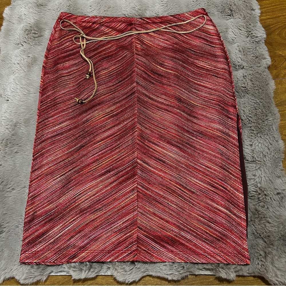 Elegant Red Women's Skirt - GUESS JEANS